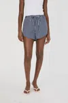 French Connection Alexis Rounded Drawstring Shorts In Multi