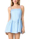 French Connection Alexis Lorenzo Ballerina Dress In Lorenzo Stripe