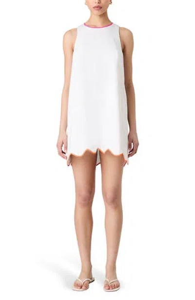 FRENCH CONNECTION FRENCH CONNECTION ALEXIS SCALLOPED HEM MINIDRESS