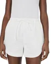 French Connection Alexis Cotton Drawstring Shorts In Summer White