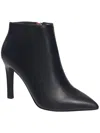 French Connection Ally Womens Faux Leather Booties In Black