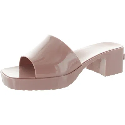 French Connection Almira Womens Block Heel Man Made Slide