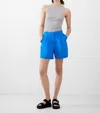 French Connection Alora Shorts In Blue Sea Star