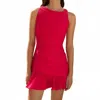 French Connection Althea Pleated Dress In Pink In Red