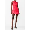 French Connection Althea Sleeveless Ruched Mini Dress In Azalea
