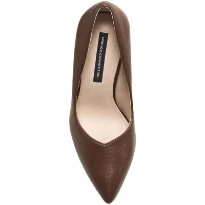 French Connection Anny Womens L Leather Pumps In Brown