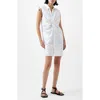 French Connection Aofie Sleeveless Dress In Summer White