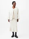 French Connection Aris Quilted Jacket In Classic Cream