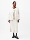 French Connection Aris Quilted Jacket In Classic Cream In Cream