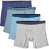 French Connection Assorted Organic Cotton Boxer Brief 4-pack In Multi
