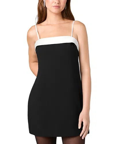 French Connection Azra Combo Mini Dress In Black