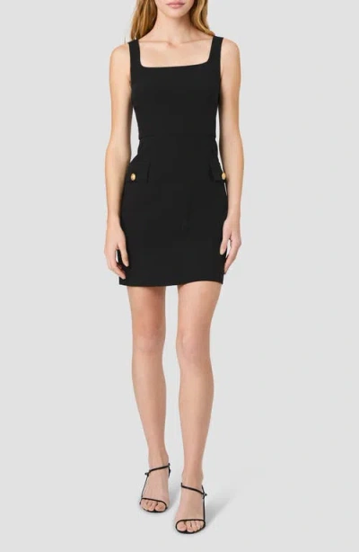 French Connection Azra Twill Flap Pocket Sleeveless Mini Dress In Animal Print