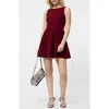 French Connection Azra Sleeveless Twill Minidress In Red