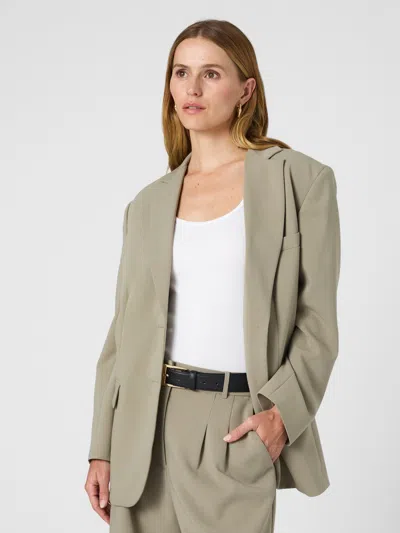 French Connection Azra Twill Blazer  Coats & Jackets In Green