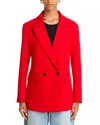 French Connection Azra Twill Jacket In Red In Red