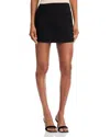 French Connection Azra Stretch Twill Miniskirt In Black