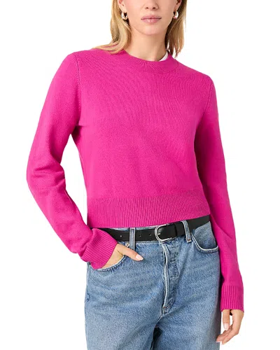 French Connection Baby Soft Crewneck Sweater In Pink