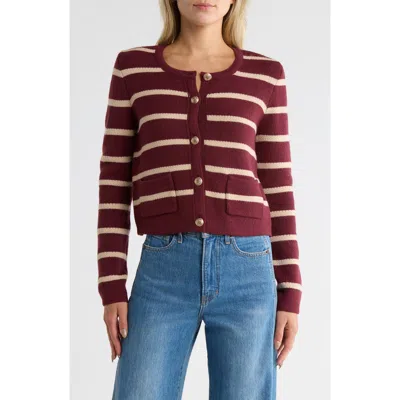 French Connection Babysoft Cardigan Sweater In Gold