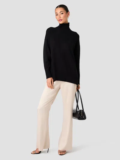 French Connection Babysoft High Neck Sweater In Black