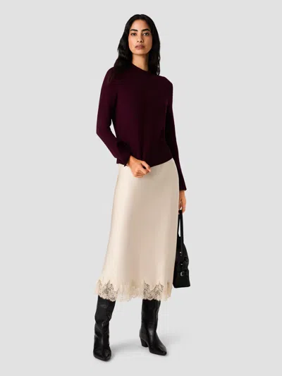 French Connection Babysoft High Neck Sweater In Black