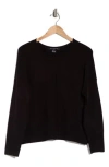 French Connection Babysoft Long Sleeve Sweater In Black