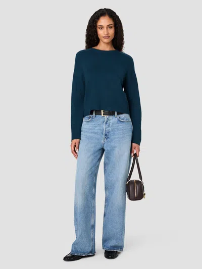 FRENCH CONNECTION BABYSOFT OVERSIZED CREW NECK PULLOVER