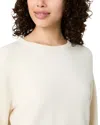 French Connection Babysoft Oversized Crew Neck Pullover In White