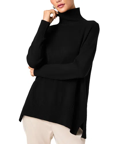 French Connection Babysoft Oversized Turtleneck Sweater In Black