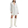 French Connection Babysoft Rib Button Front Long Sleeve Sweater Dress In  Light Oatmeal Melange | ModeSens
