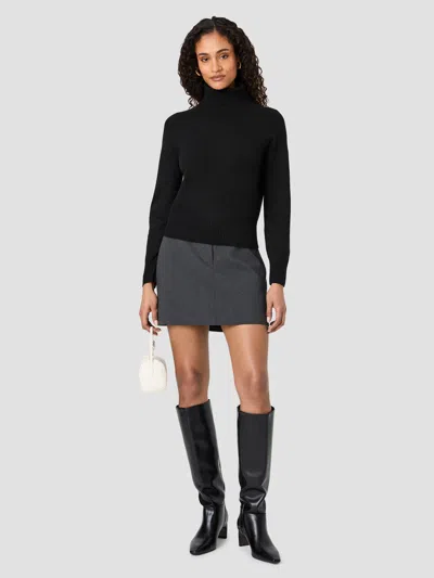 French Connection Babysoft Turtleneck Pullover Sweater In Black