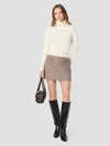 French Connection Babysoft Turtleneck Pullover Sweater In Porcelain Multi