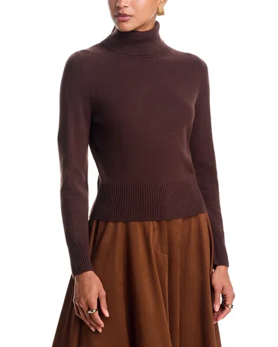 French Connection Babysoft Turtleneck Sweater In Brown