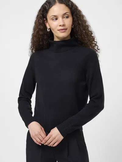 French Connection Babysoft Turtleneck Sweater  Knitwear In Black