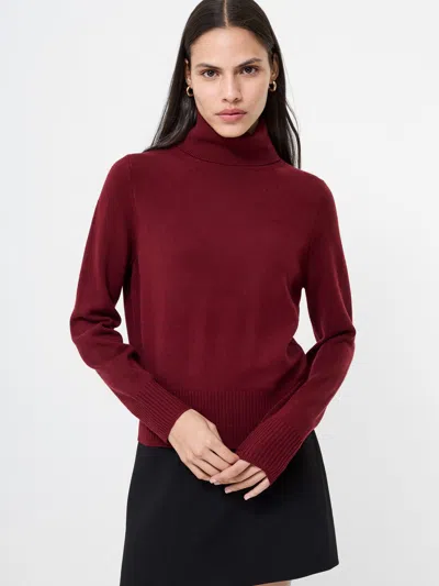 French Connection Babysoft Turtleneck Sweater  Knitwear In Red