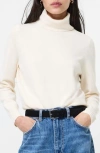 French Connection Babysoft Turtleneck Sweater In Gray