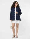French Connection Barn Jacket  Coats And Jackets In Blue
