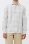 FRENCH CONNECTION BARROW DOBBY CHECK BUTTON-UP SHIRT