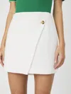 French Connection Birdie Wrap Miniskirt In White