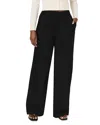French Connection Harrie Wide Leg Suit Pants In Black In Black