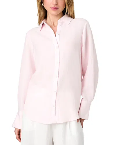 French Connection Birdie Oversized Shirt In Pink
