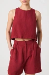 French Connection Birdie Sleeveless Trapeze Top