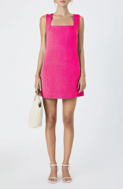 FRENCH CONNECTION FRENCH CONNECTION BIRDIE SQUARE NECK MINIDRESS