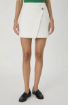 French Connection Birdie Wrap Miniskirt In Summer White