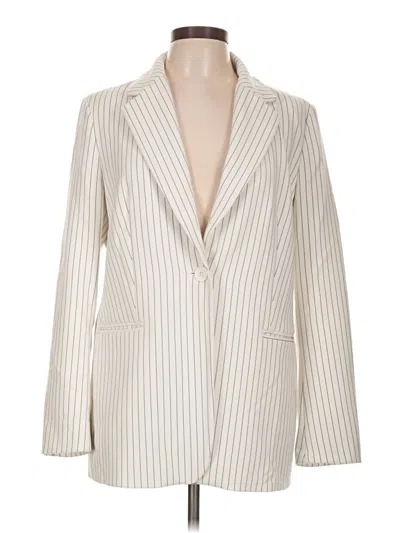 Pre-owned French Connection Blazer Jacket In Ivory