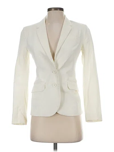 Pre-owned French Connection Blazer Jacket In Ivory