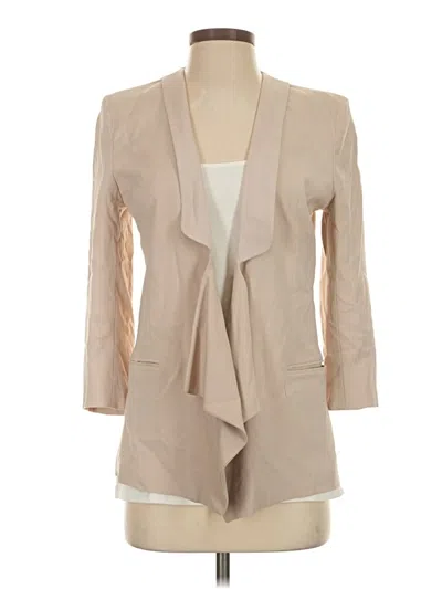 Pre-owned French Connection Blazer Jacket In Tan