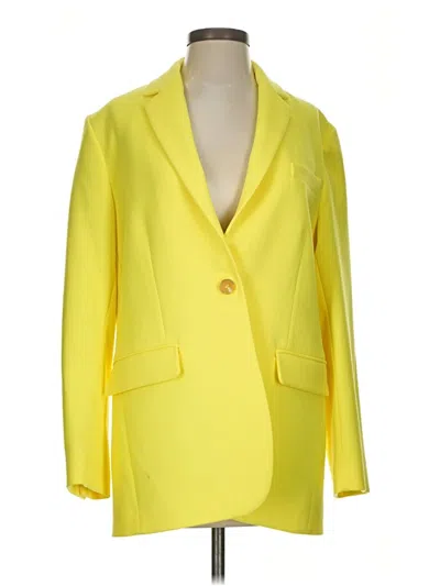 Pre-owned French Connection Blazer Jacket In Yellow