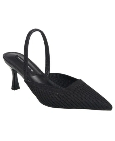 French Connection Bobo Slingback Kitten Heel In Black