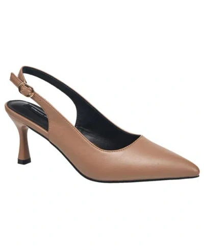French Connection Brenna Kitten Heel In Neutral