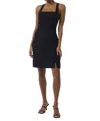 French Connection Buntie Whisper Ruth Chain Mini Dress In Black In Black